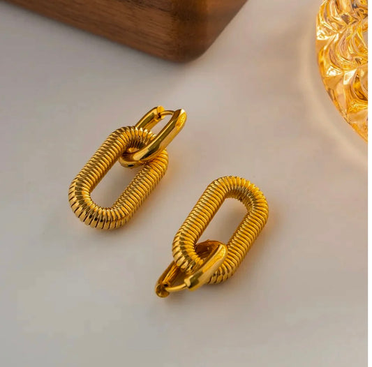 Nova Doble Earrings Gold