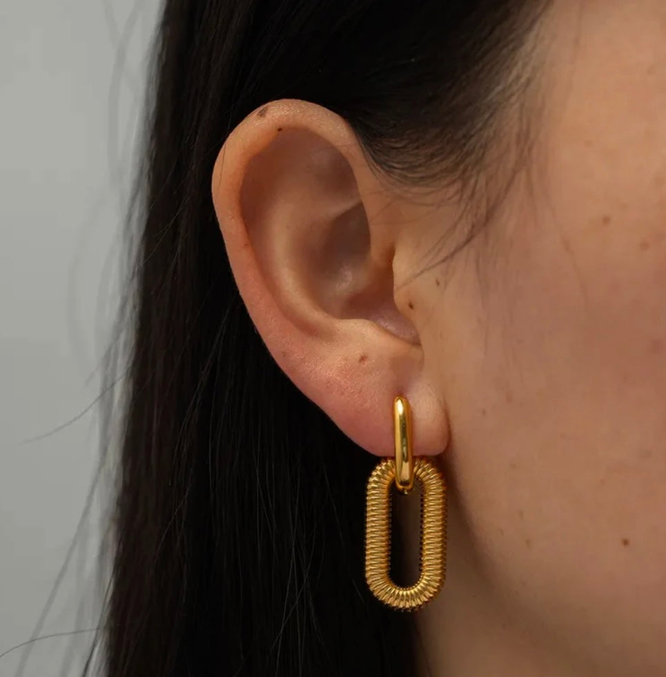 Nova Doble Earrings Gold